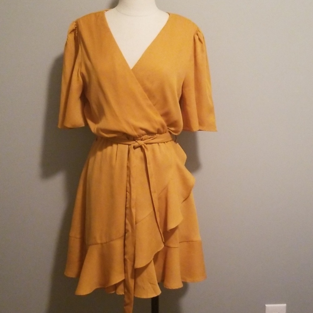 Francescas faux wrap dress